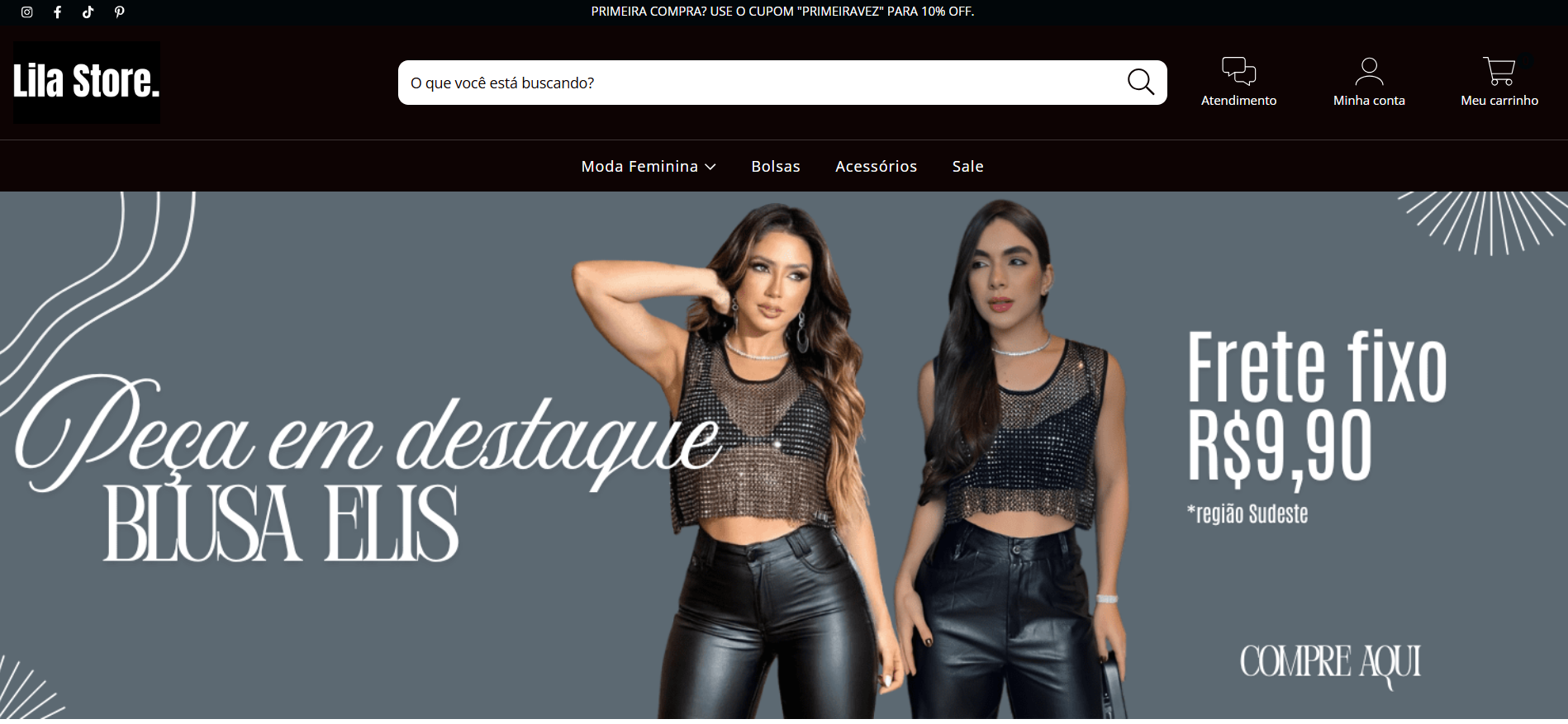 Case E-commerce Moderno - Lila Store